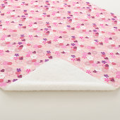 Pearls, Flowers, & Pink シェルパブランケット (3/4)