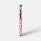 Pearls, Flowers, & Pink iPhoneケース (左側面)