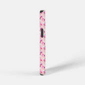 Pearls, Flowers, & Pink iPhoneケース (右側面)