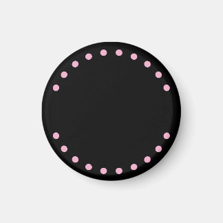 Pearls Fridge Magnet (Black & Pink) マグネット