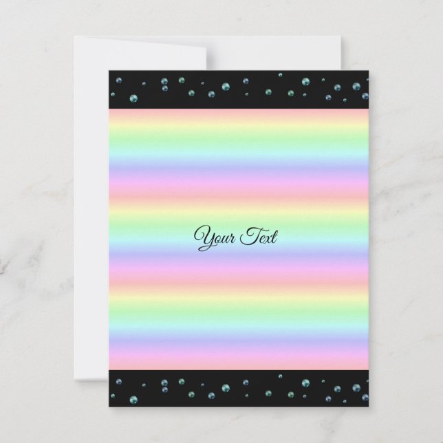 Pearls on Black and Rainbow (正面)