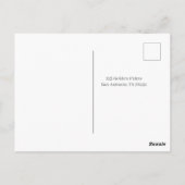 Pearls, Petals & Prosecco Bridal Shower Invitation ポストカード (裏面)