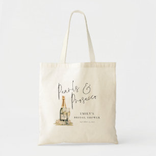 Pearls Proseccoの名前Brigdesmaidであることをありがとう トートバッグ