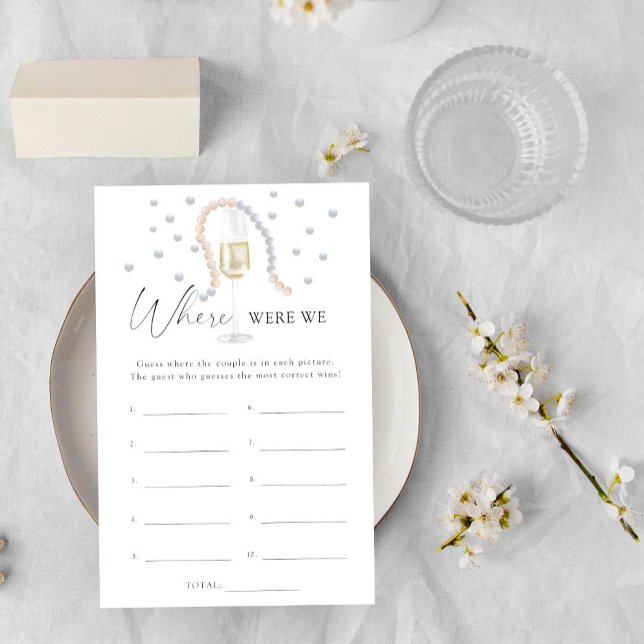 Pearls & Prosecco私たちはブライダルシャワーゲーム (クリエイターアップロード済み)