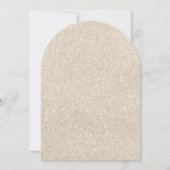 Pearls Prosecco Black Bow Bridal Shower Invitation 招待状 (裏面)