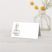 Pearls & Prosecco Bridal Shower プレイスカード (裏面)