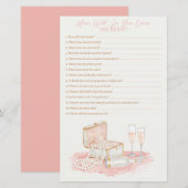 Pearls & Prosecco How Well Do You Know Her Game (正面/裏面)