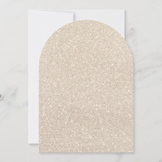 Pearls & Prosecco Pink Bow Bridal Shower 招待状 (裏面)