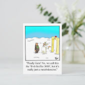 Pearly Gatesおもしろいユーモアポストカード ポストカード (スタンド正面)