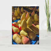 Pears Blank Note Card ノートカード (正面)