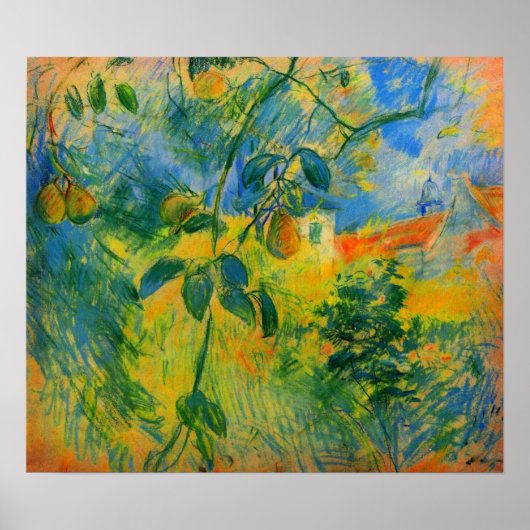 Pears by Berthe Morisot ポスター (正面)