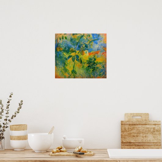 Pears by Berthe Morisot ポスター (キッチン)