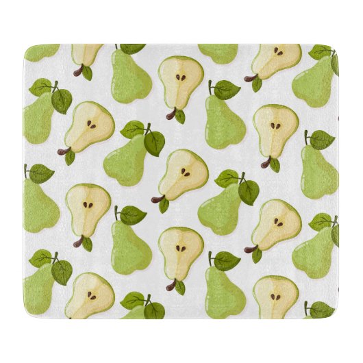 Pears pattern カッティングボード (正面)