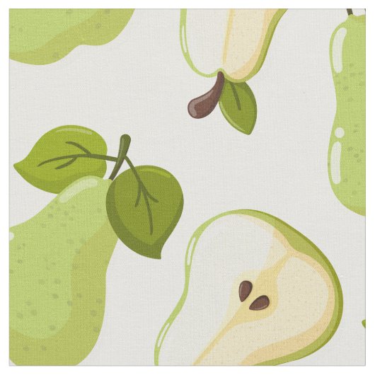 Pears pattern ファブリック (クローズアップ)