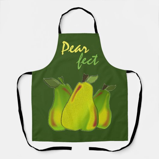 PEARS Perfect Hand Drawn art エプロン (正面)