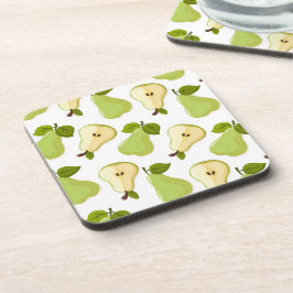 Pears print コースター