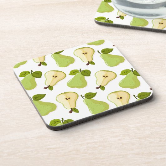 Pears print コースター (左側)