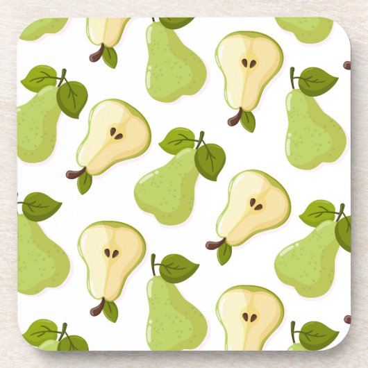 Pears print コースター (正面)