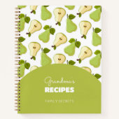 Pears print Recipe Book ノートブック (正面)