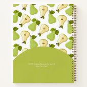 Pears print Recipe Book ノートブック (裏面)