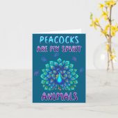 Peas Are My Srit Animals Funny Pea Lover Quote  カード (黄色い花)