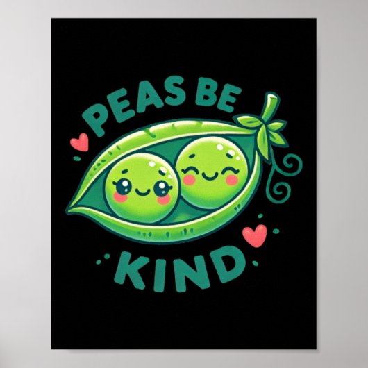Peas Be Kind – ピーおもしろいプン ポスター (正面)