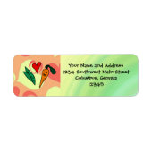 Peas Be My Valentine ラベル (正面)