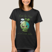Peas by peas we'll put it back together Vegetarian Tシャツ (正面)