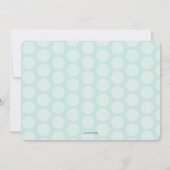 Peas in a Pod Boy Girl三つ子誕生のお知らせ 招待状 (裏面)