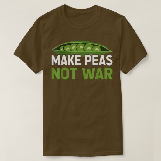 Peas Not War 944を作成 Tシャツ (デザイン正面)