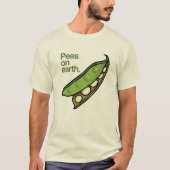 PEAS ON EARTH -.png Tシャツ (正面)