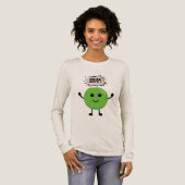 Peas Out Funny Pun T-Shirt – Quirky Food Joke Tee トライブレンドTシャツ (正面全体)