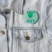 Peas Out Peace Button 缶バッジ (インサイチュ)