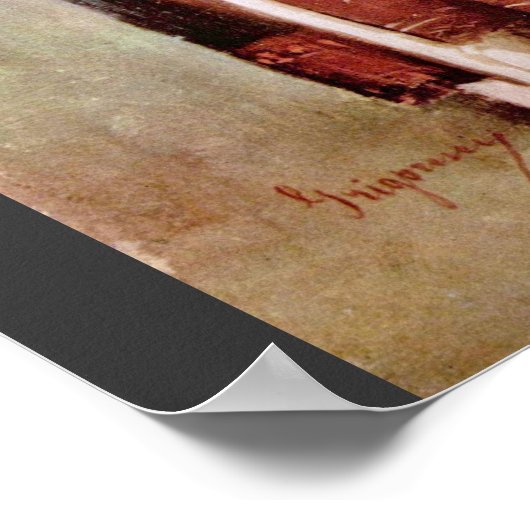 Peasant Woman With Jug By Grigorescu Nicolae ポスター (角)