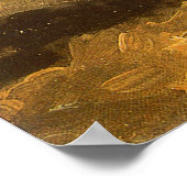 Peasants Planting Potatoes by Vincent van Gogh ポスター (角)