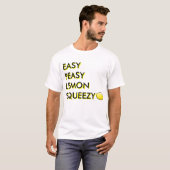 Peasy容易なレモンSqueezy Tシャツ (正面フル)