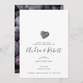 Pebbleハート検出の日付の保存 セーブザデート (正面/裏面)