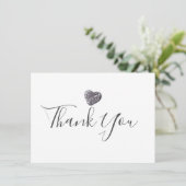 Pebbleハート発見ありがとうございました サンキューカード (スタンド正面)