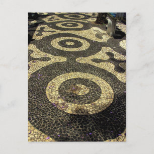 Pebble Art Footpath : Funchal, Madeira (ポルトガル) ポストカード