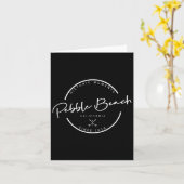 Pebble Beach Golf  カード (黄色い花)