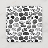 Pebble Pattern スクエア名刺 (正面)