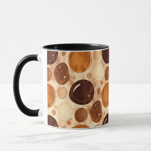 Pebble Texture Coffee Mug – Modern Neutral Style マグカップ (左)