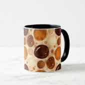 Pebble Texture Coffee Mug – Modern Neutral Style マグカップ (正面右)
