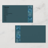 Pebbledのボーダー 名刺 (正面/裏面)