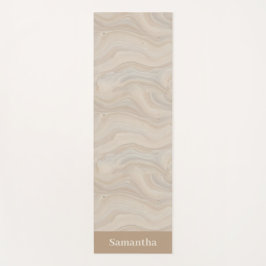 Pebbled Sandstone Texture Neutral Wabi-Sabi ヨガマット