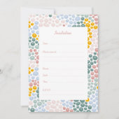 Pebblesフラット招待状 招待状 (正面)