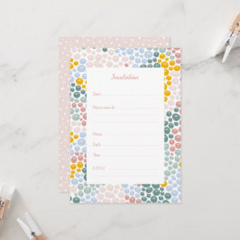 Pebblesフラット招待状 招待状