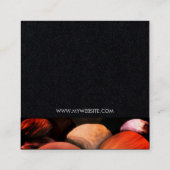 Pebbles名刺 スクエア名刺 (裏面)