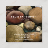 Pebbles名刺 スクエア名刺 (正面)