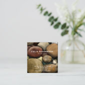 Pebbles名刺 スクエア名刺 (スタンド正面)